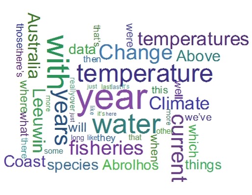 The scientists' words